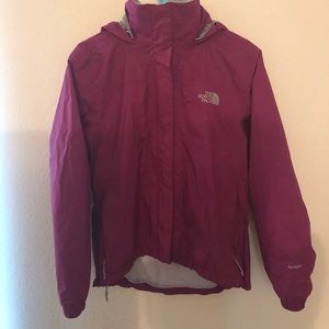 North face rain jacket/wind breaker. Size small.